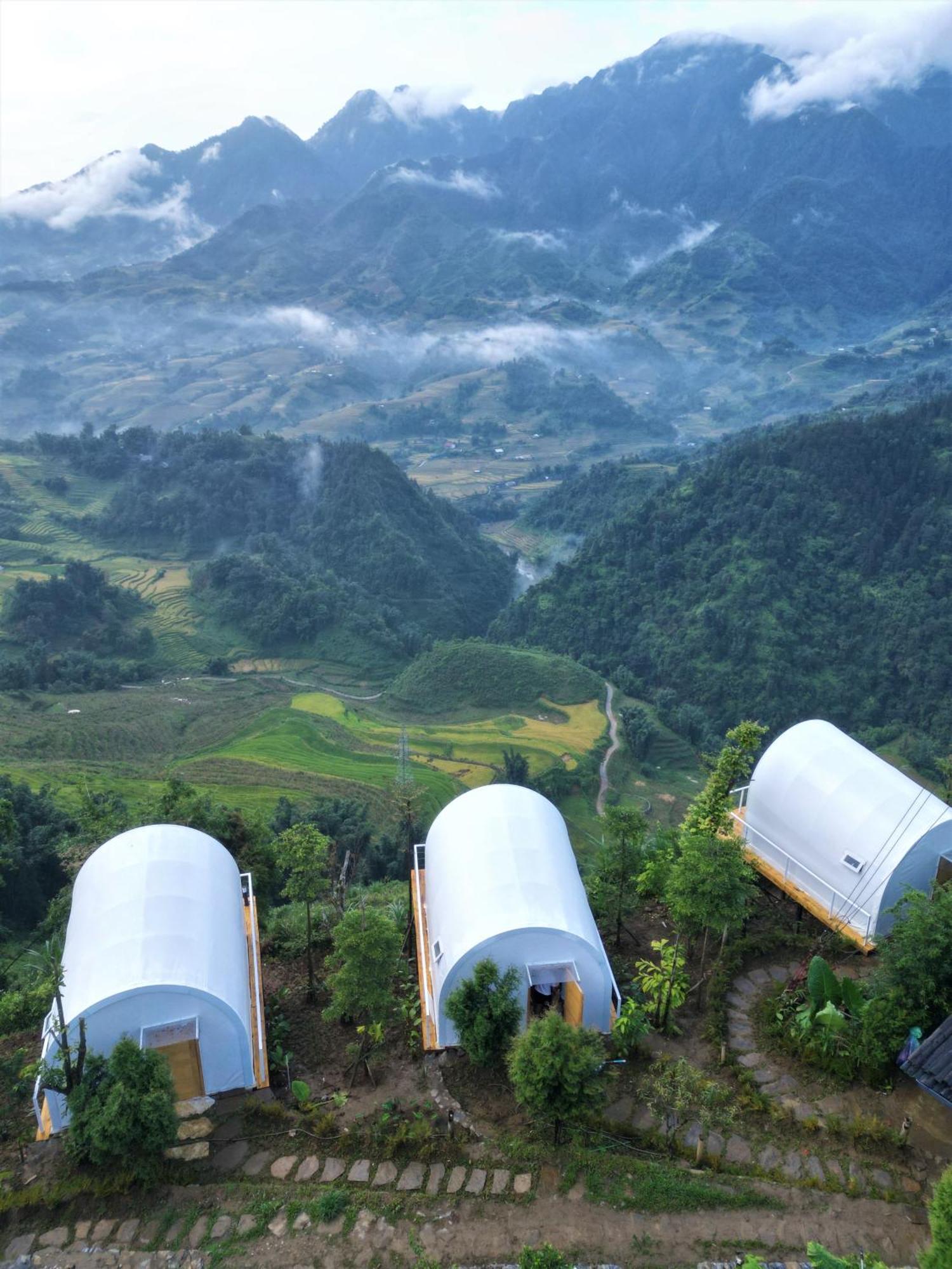 Phansi - Glamping, View Point 360, Bar & Bbq Sapa Exteriör bild