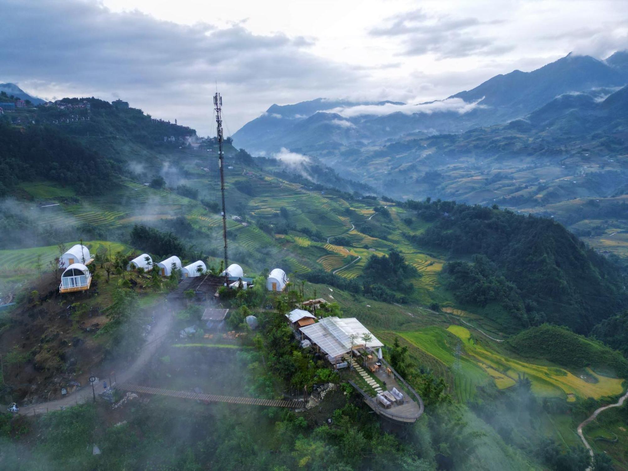 Phansi - Glamping, View Point 360, Bar & Bbq Sapa Exteriör bild