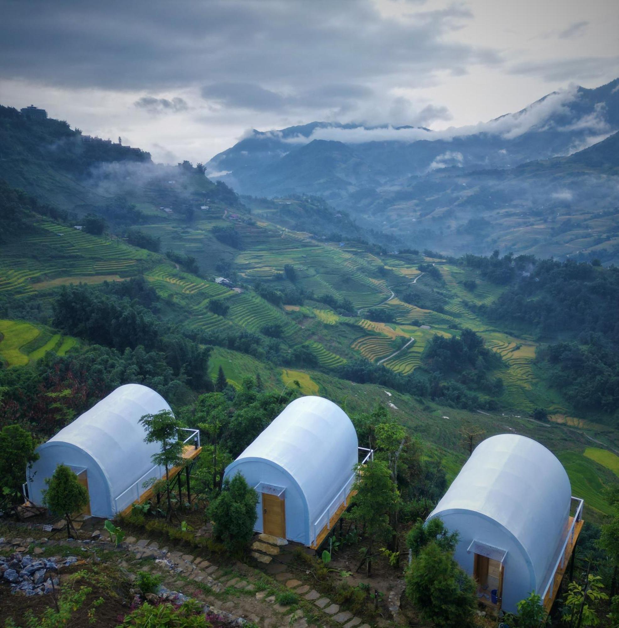 Phansi - Glamping, View Point 360, Bar & Bbq Sapa Exteriör bild